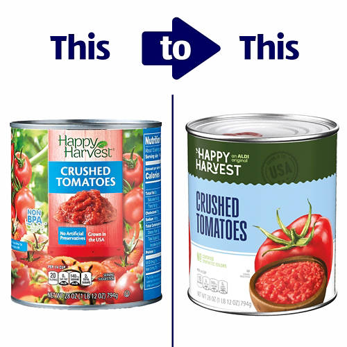 Happy Harvest Crushed Tomatoes, 28 oz